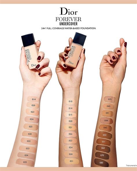 dior forever undercover 030|dior forever undercover foundation shades.